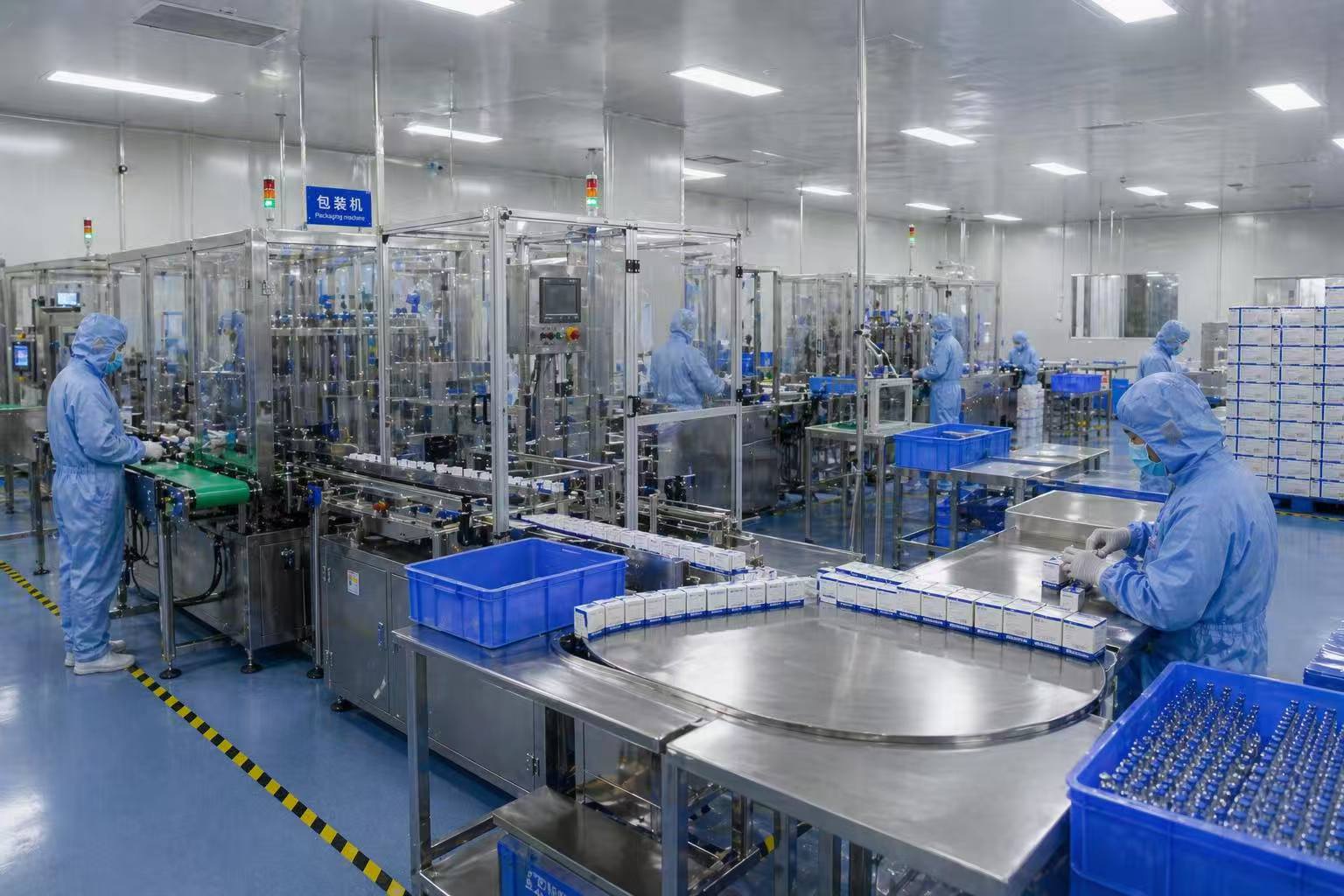 Packaging equipment and work area
