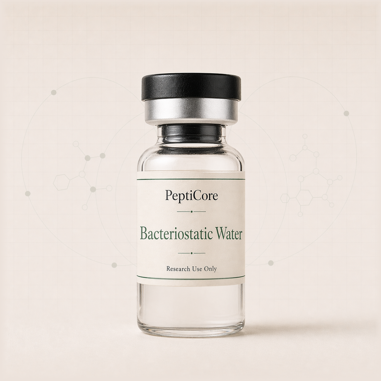 Bacteriostatic Water research-use series vial