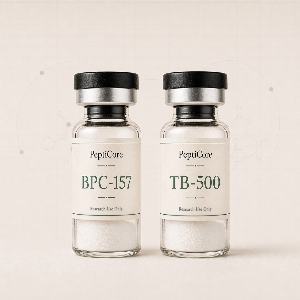 BPC-157 + TB-500 research-use series vial