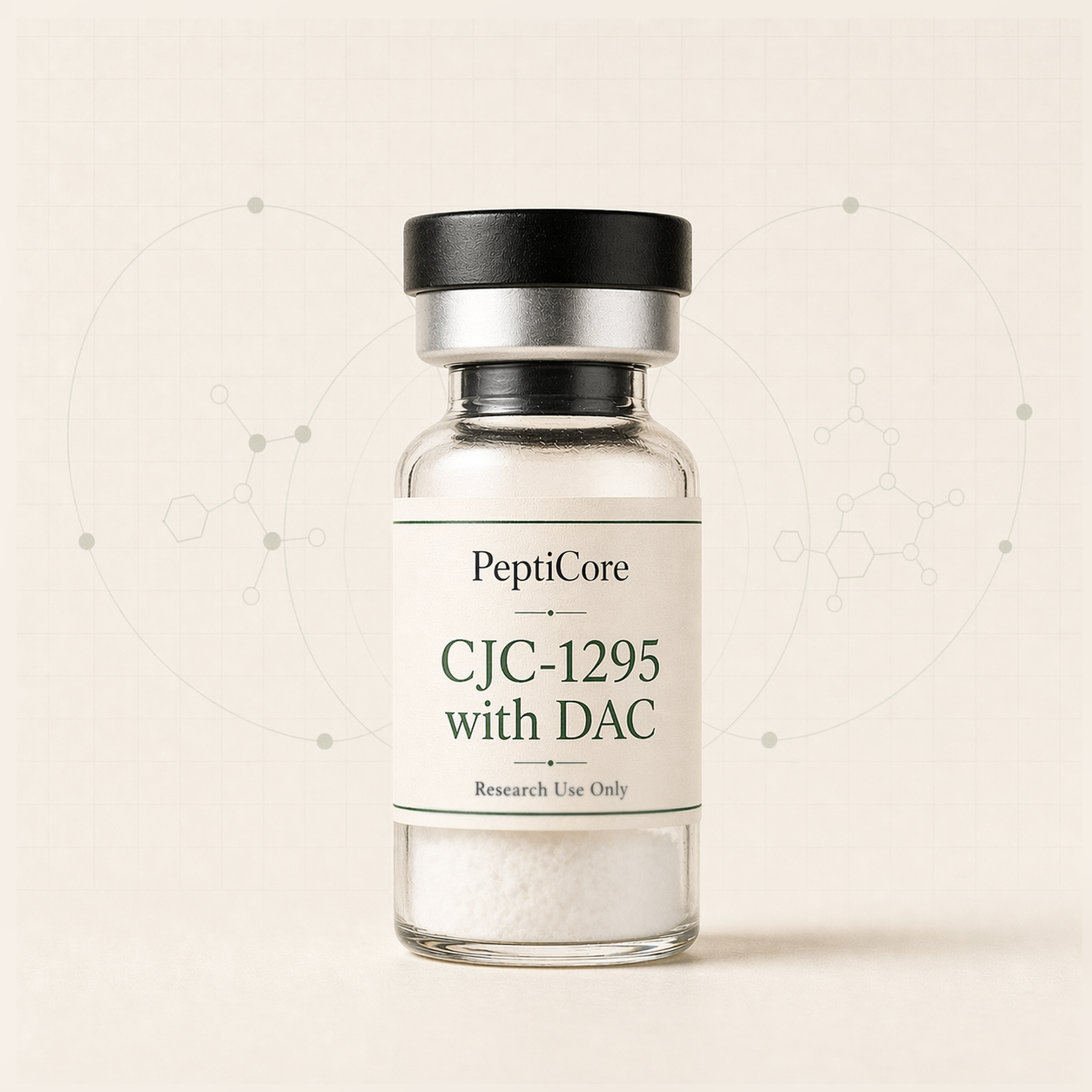 CJC-1295 with DAC research-use series vial
