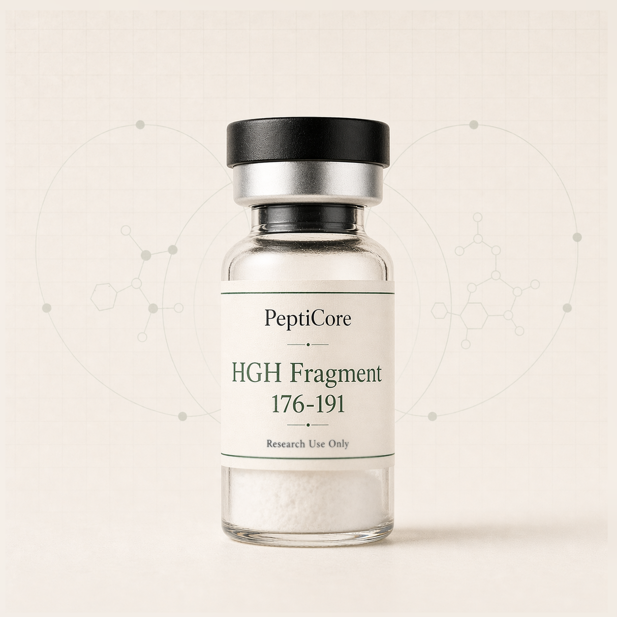 HGH Fragment 176-191 research-use series vial