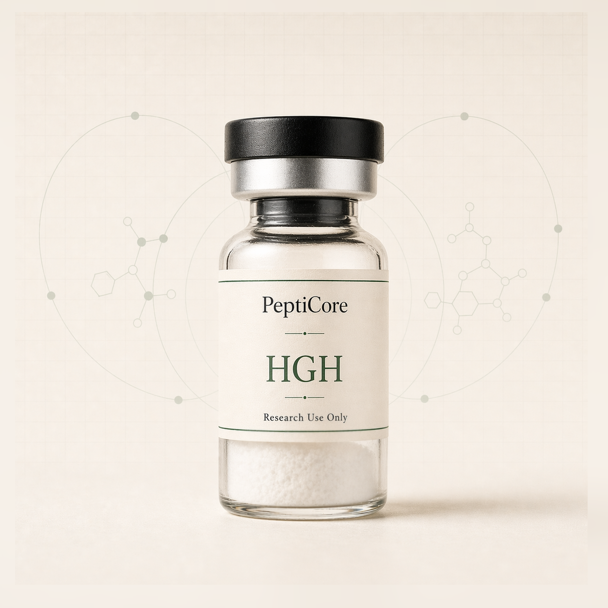 HGH research-use series vial
