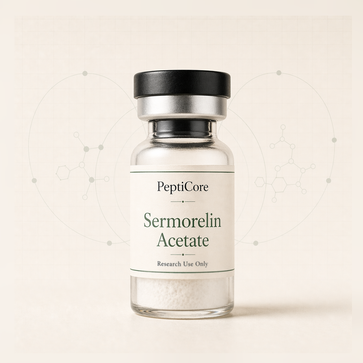 Sermorelin research-use series vial
